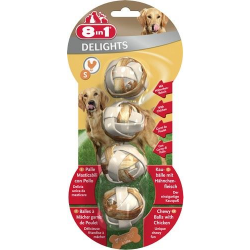 8in1 Delight Balls Köpek Ödül Kemikleri 4\'LÜ Small - Thumbnail