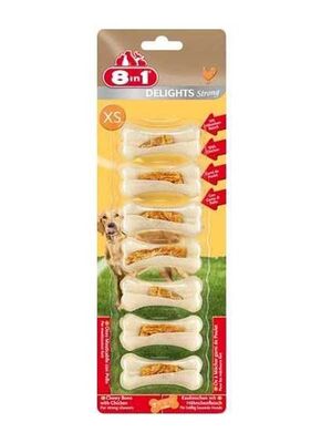 8 in 1 - 8İn1 Delights Strong Köpek Ödül Kemiği 7\'Li Xs