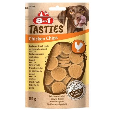 8in1 - 8 in 1 Tasties Chicken Chips Tavuk Cipsi Köpek Ödülü 85 Gr