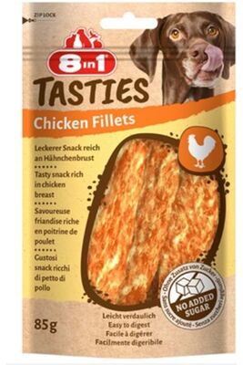 8in1 - 8 in 1 Tasties Chicken Fillets Tavuk Fileto Köpek Ödülü 85 Gr