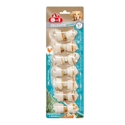 8 in 1 - 8İn1 Delights Dental Bones Düğümlü Tavuklu Kemik Xs