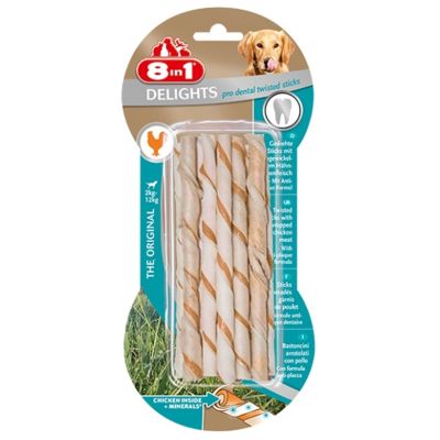 8 in 1 - 8in1 Delights ProDental Köpekler İçin Twisted Sticks 10lu