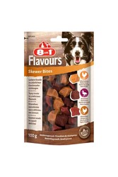 8in1 Flavours Skewer Bites Köpek Ödülü 100 Gr - Thumbnail