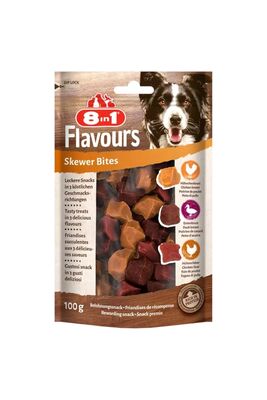 8in1 Delights - 8in1 Flavours Skewer Bites Köpek Ödülü 100 Gr