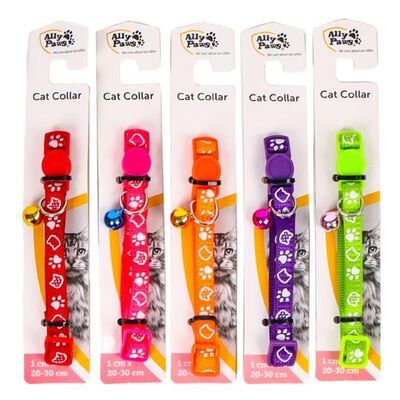 ALLYPAWS - Ally Paws Cat Collar With Bell 1Cmx20-30Cm