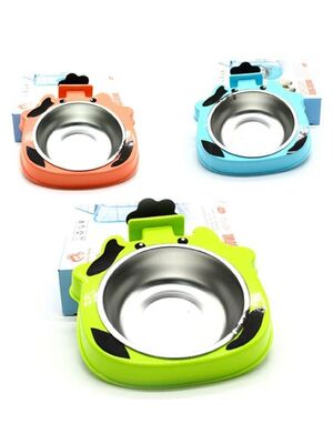 ALLYPAWS - Ally Paws Cow Dog Bowl Takma Aparatlı Mama Kabı