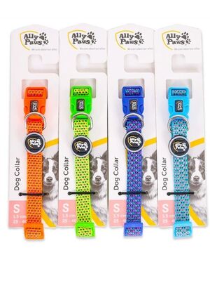 ALLYPAWS - Allypaws Dog Collar Large Renkli Dokuma Köpek Boyun Tasması 2,5x40-60CM