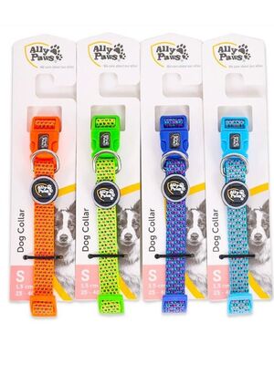 ALLYPAWS - Allypaws Dog Collar Medium Renkli Dokuma Köpek Boyun Tasması 2x35-50Cm