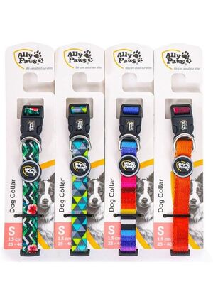 ALLYPAWS - Allypaws Dog Collar Small Geometrik Desenli Köpek Boyun Tasması 1,5x25-40 Cm
