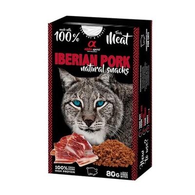 Alpha Spirit - Alpha Spirit Doğal Atşıtırmalık Kedi Ödül Maması Jambonlu 80 gr