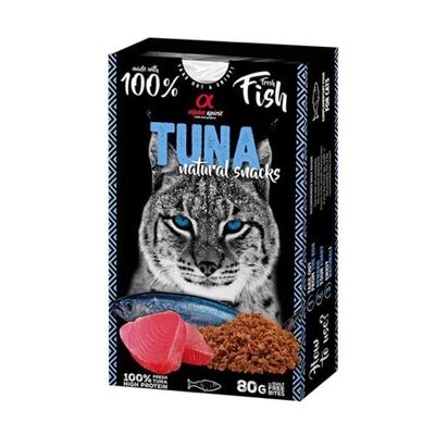 Alpha Spirit - Alpha Spirit Doğal Atşıtırmalık Kedi Ödül Maması Ton Balıklı 80 gr