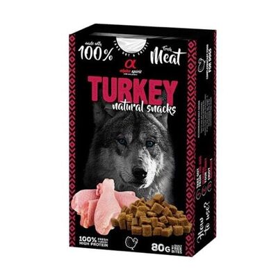 Alpha Spirit - Alpha Spirit Doğal Atşıtırmalık Köpek Ödül Maması Hindili 80 Gr