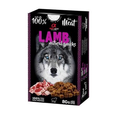 Alpha Spirit - Alpha Spirit Doğal Atşıtırmalık Köpek Ödül Maması Kuzulu 80 gr