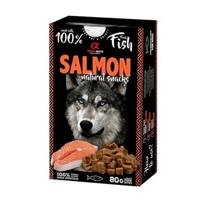 Alpha Spirit - Alpha Spirit Doğal Atşıtırmalık Köpek Ödül Maması Somonlu 80 gr