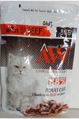 Animal World - Animal World Kedi Konservesi 80 Gr