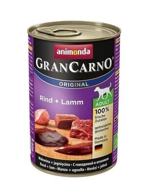 Animonda - Animonda Grand Carno Sığır ve Kuzu Etli Köpek Konservesi 400 gr
