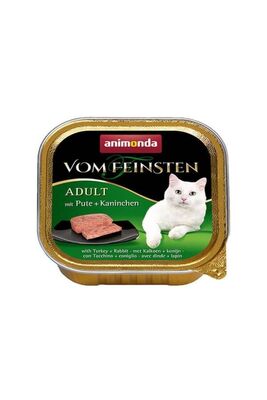 Animonda - Animonda Hindi Ve Tavşanlı Yetişkin Konserve Kedi Maması 100 Gr