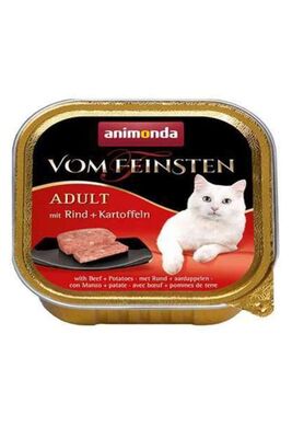 Animonda - Animonda Vom Feinsten Sığır Etli Patates Kedi Konservesi 100 gr