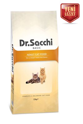 Dr. Sacchi - Basic Tavuklu Yetişkin Kedi Maması 15 Kg