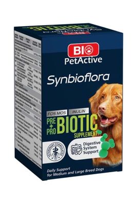 Bio PetActive - Bio Pet Active Synbioflora Probiotic Büyük Irk Köpeki· 60 Tablet 72 gr