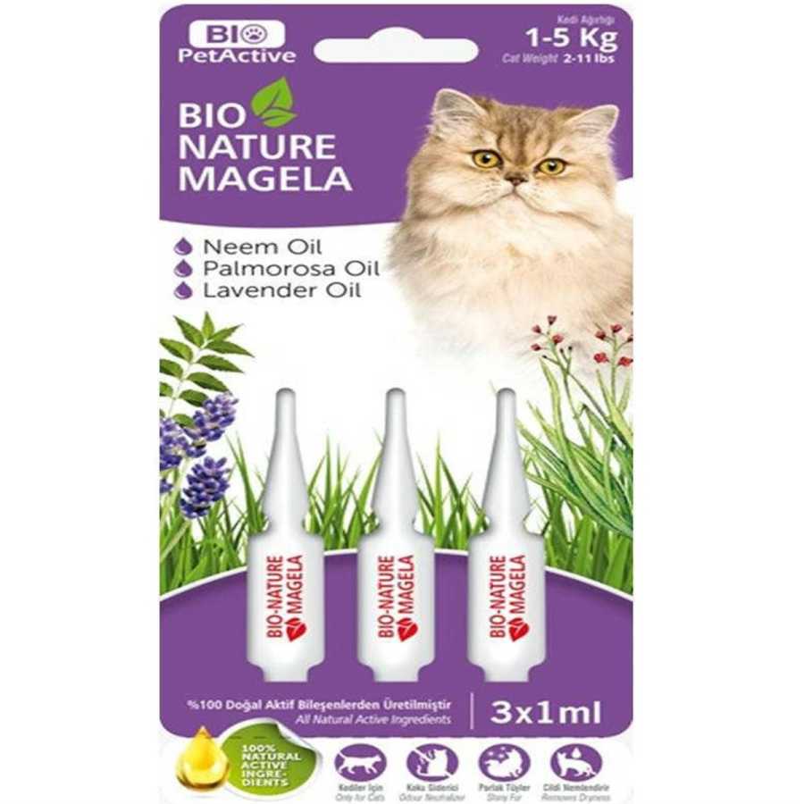 Bio PetActive Kedi Tüy ve Deri Bakım Damlası 15 kg Deri ve Tüy Bakım