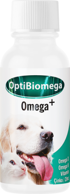 Bio Petactive - Bio Petactive OptiBiomega Omega+ Kedi ve Köpek için Yağ Asiti