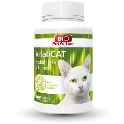 Bio Petactive - Bio PetActive Vitalicat Kediler İçin Multivitamin Tablet 150 adet