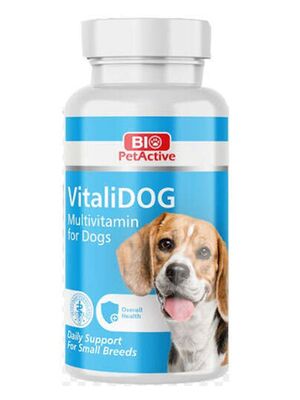Bio Petactive - Bio PetActive Vitalidog Küçük Irk Köpekler Için Multivitamin Tableti 60 adet