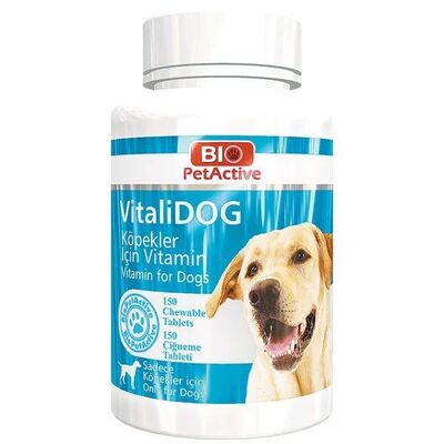 Bio Petactive - Bio PetActive Vitalidog Tablet Yetişkin Köpekler İçin Vitamin Tablet 150 tablet