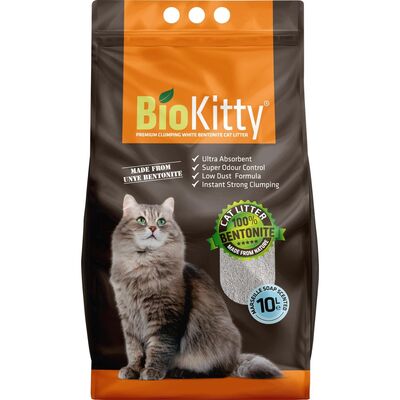 BioKitty - Biokitty Marsilya Sabunu Kokulu İnce Taneli Kedi Kumu 10 LT