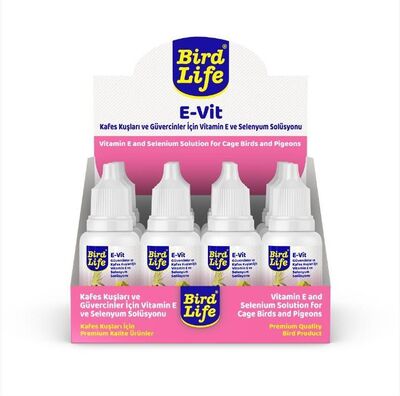 BirdLife - Birdlife E-Vit Vitamin E Ve Selenyum Solusyonu 25Ml 1 Adet