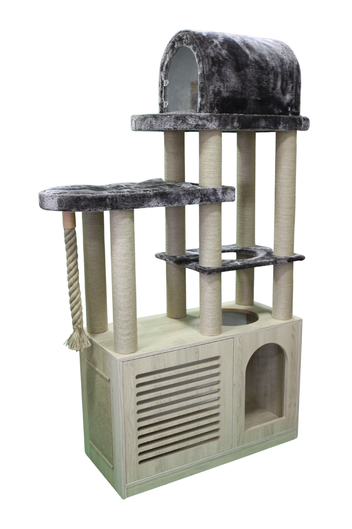 Bodrum Tırmalamalı Kedi Evi - Thumbnail