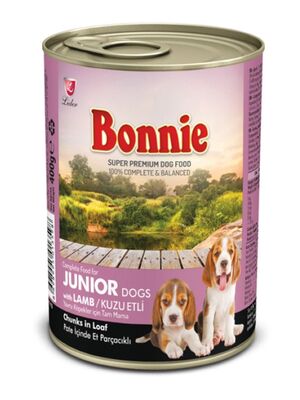 Bonnie - Bonnie Kuzu Etli Yavru Köpek Konservesi 400 Gr
