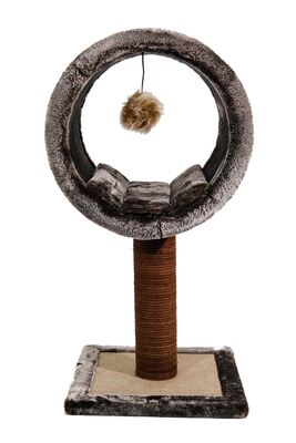 Lotus Pet Design - Bordo Tırmalamalı Kedi Evi