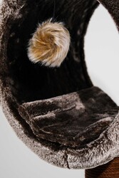 Bordo Tırmalamalı Kedi Evi - Thumbnail