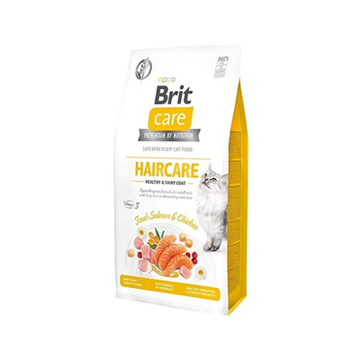 Brit Care - Brit Care Haircare Hypo-Allergenic Deri ve Tüy Sağlığı için Tahılsız Yetişkin Kedi Maması 7kg