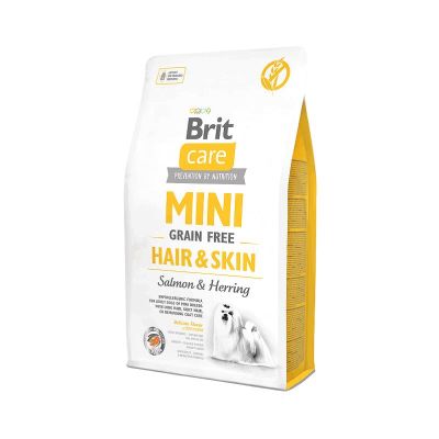 Brit Care - Brit Care Tahılsız Mini Hair Skin Somonlu Köpek Maması 2 kg