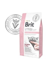 Brit Care Veterinary Diet Hypo Allergenic Cilt Sağlığı Destekleyici Tahılsız Kedi Maması 2 Kg - Thumbnail