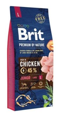 Brit Care - Brit Premium By Nature Tahılsız Tavuklu Büyük Irk Yavru Köpek Maması 15 KG