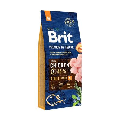 Brit Care - Brit Premium By Nature Tahılsız Tavuklu Yetişkin Köpek Maması 15 KG