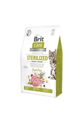 Brit Care - Britcare Tahılsız Domuzlu Bağışıklık Destekleyici Kısır Kedi Maması 2 Kg