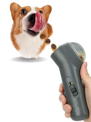 Buffer - Buffer Kedi ve Köpekler İçin Hazneli Mama Fırlatma Oyuncağı Yem Atıcı Aparat