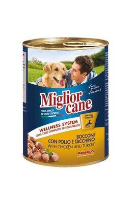 Miglior Gatto - Cane Tavuklu Ve Hindili Köpek Konservesi 405gr