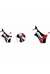 Curli vest Göğüs Tasma Air-mesh Açık Mavi Puantiye 3xs - Thumbnail