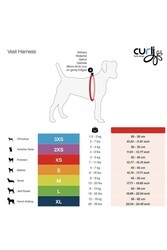 Curli vest Göğüs Tasma Air-mesh Açık Mavi Puantiye 3xs - Thumbnail