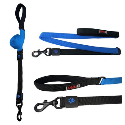 DOCO - Doco Bungeee Şok Emici Gezdirme Kayışı 2X120 Cm Mavi