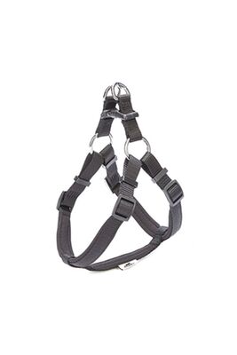 Doggie - Doggie Konforlu Dokumadan El Yapımı Ronin Model Köpek Göğüs Tasması 3xl-3x75-85cm Siyah