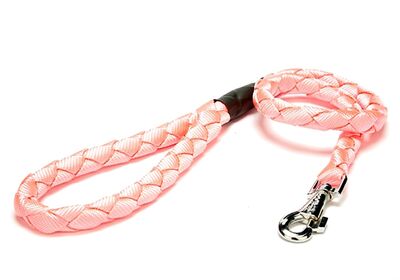 Doggie - Doggie Örgülü Dokuma Gezdirme 2X140Cm Pembe