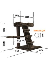 Doha Tırmalamalı Kedi Evi - Thumbnail