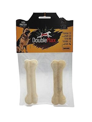 DoubleMax - Doublemax Preslenmiş Kemik Beyaz 15 cm 2 Adet